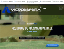 Tablet Screenshot of microesfera.com.br